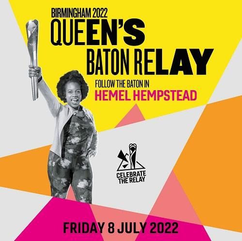 Birmingham 2022 Queen's Baton Relay poster