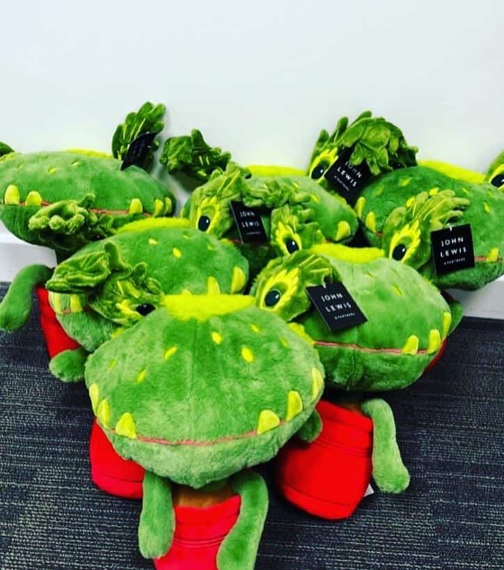Venus Fly Trap Plush Toys donated by Waitrose in Berkhamsted